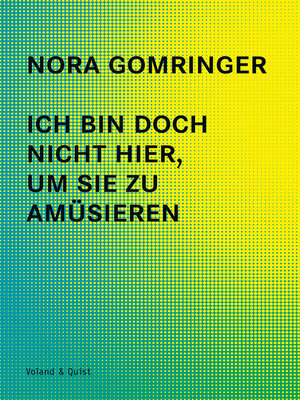 cover image of Ich bin doch nicht hier, um Sie zu amüsieren